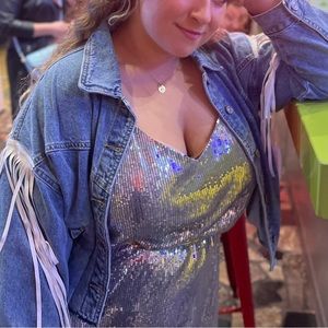 A NEW DAY SEQUIN DRESS - XL